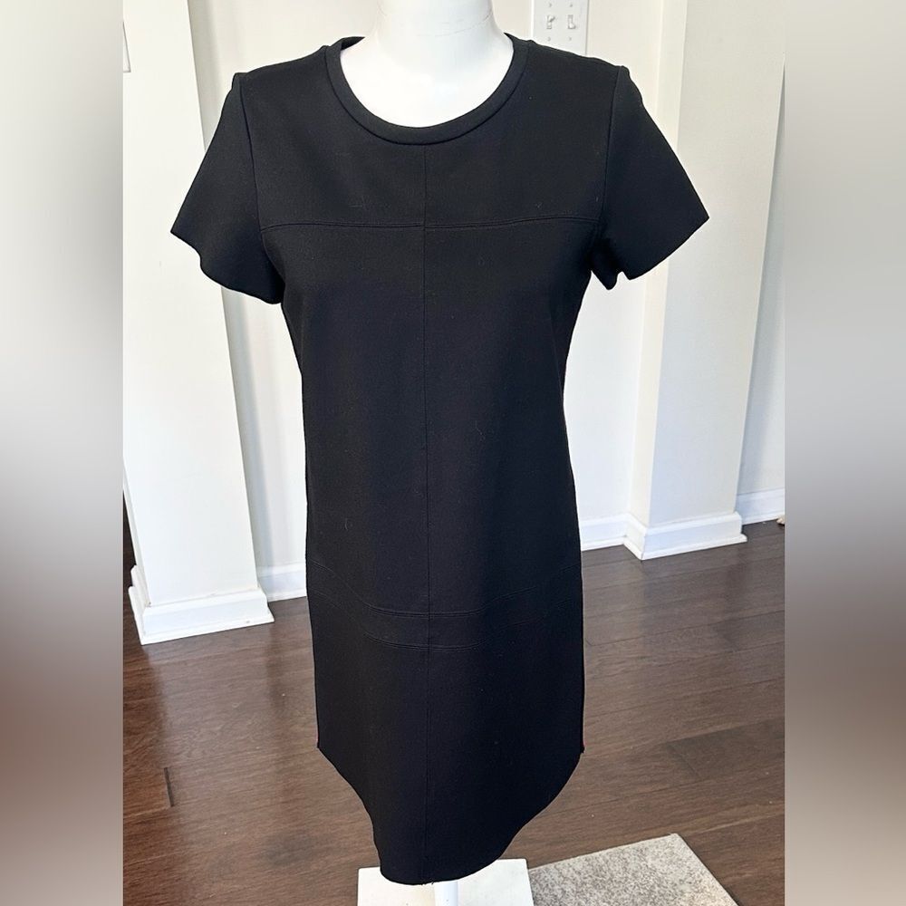 Lavender Brown Black T-Shirt Mini Dress S